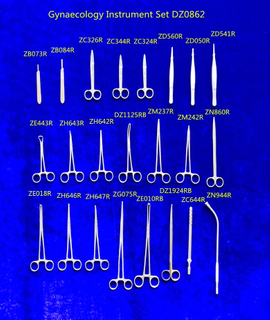 Gynäkologisches Instrumentenset 