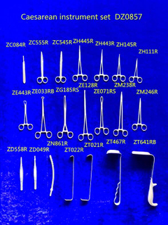 Kaiserschnitt-Instrumentenset 
