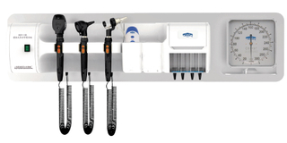 Wandmontiertes HNO-Diagnoseset
